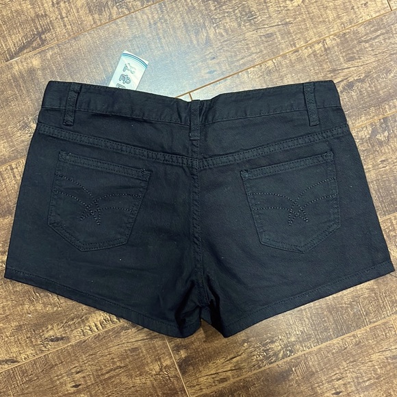 Black Jean Shorts NWT - Picture 2 of 2
